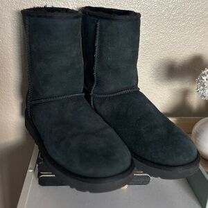 UGG Black Suede boots  size 10